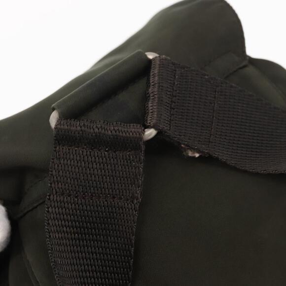 PRADA Backpack Nylon Khaki Silver Auth bs31148 main image 10